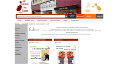 Desktop Screenshot of librairiedessignes.com